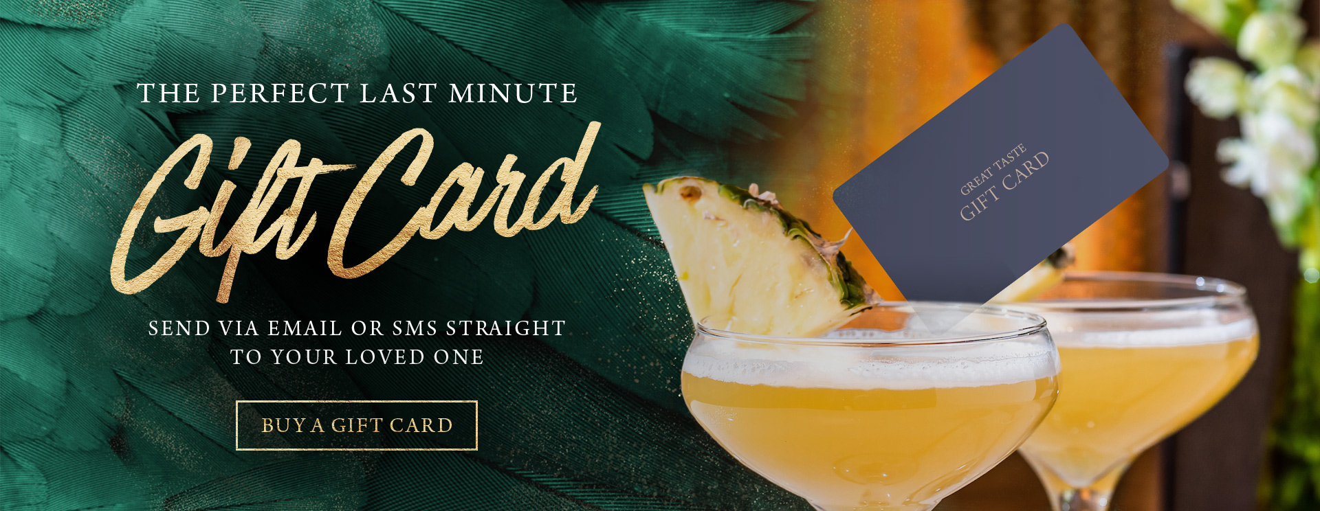 Give the gift of a gift card at The Kings Arms