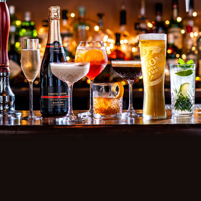 Wine & Drinks menu at The Kings Arms