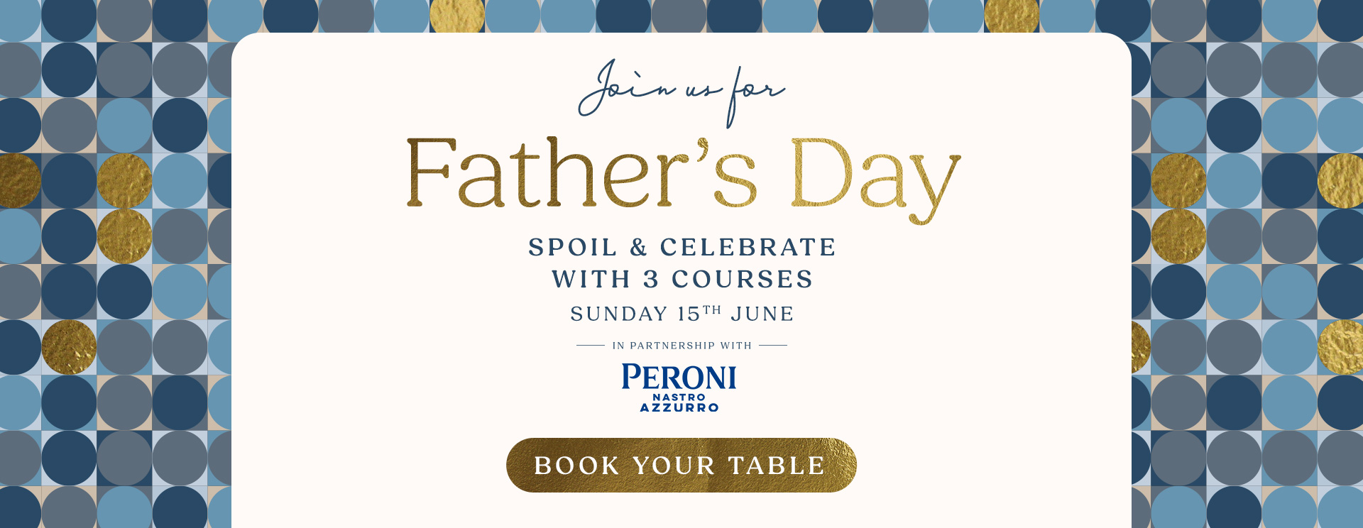Father’s Day menu Cookham