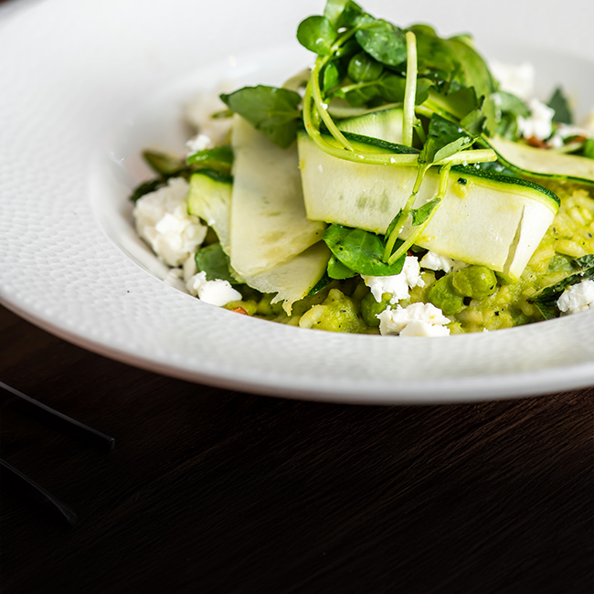 Vegan menu at The Kings Arms